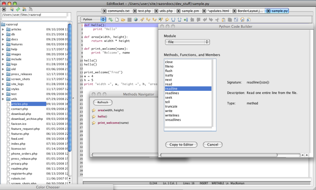 Python Editor And Ide For Mac Windows And Linux